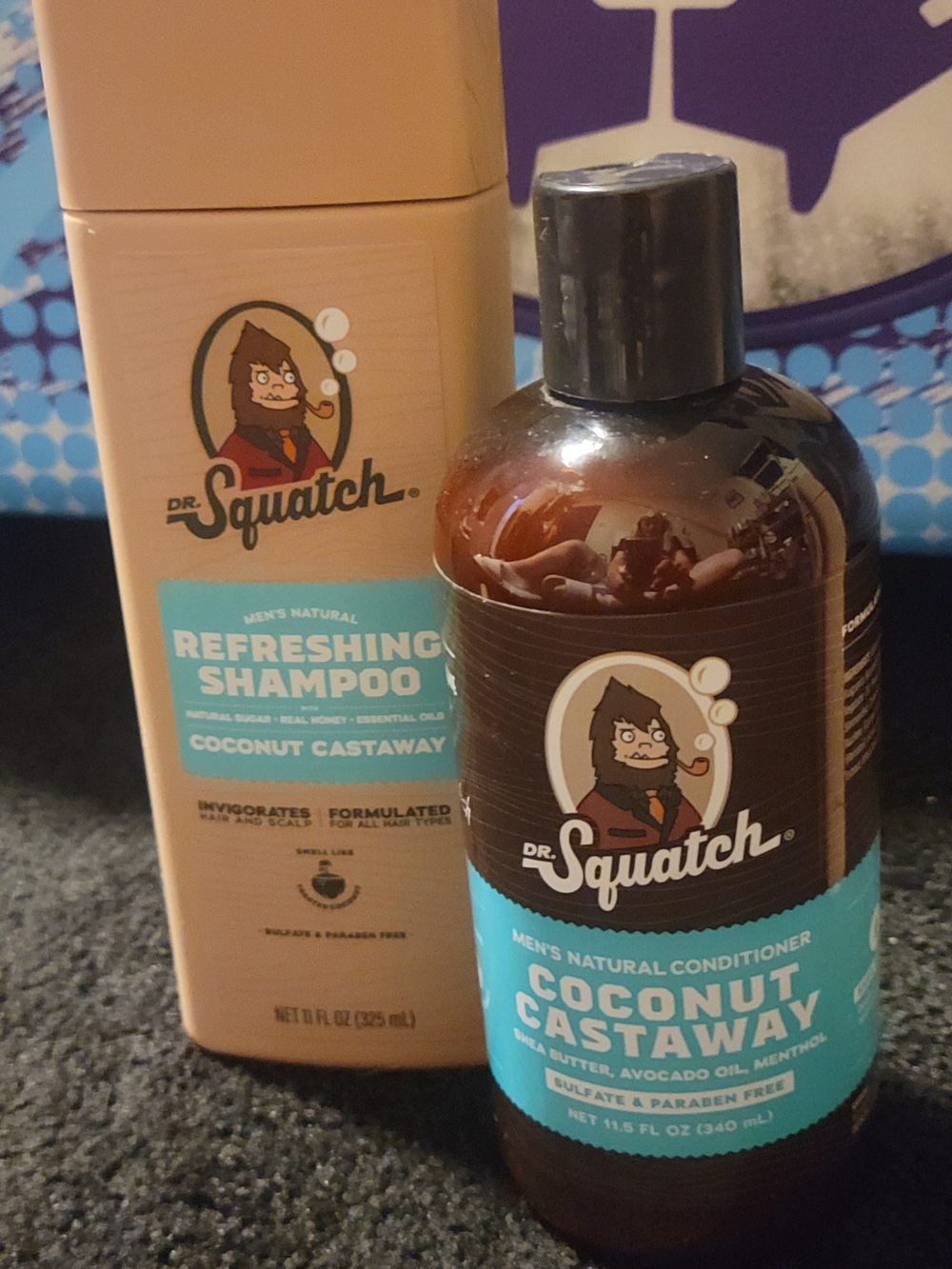Dr. Squatch Coconut Castaway Men's Conditioner - Blue Label